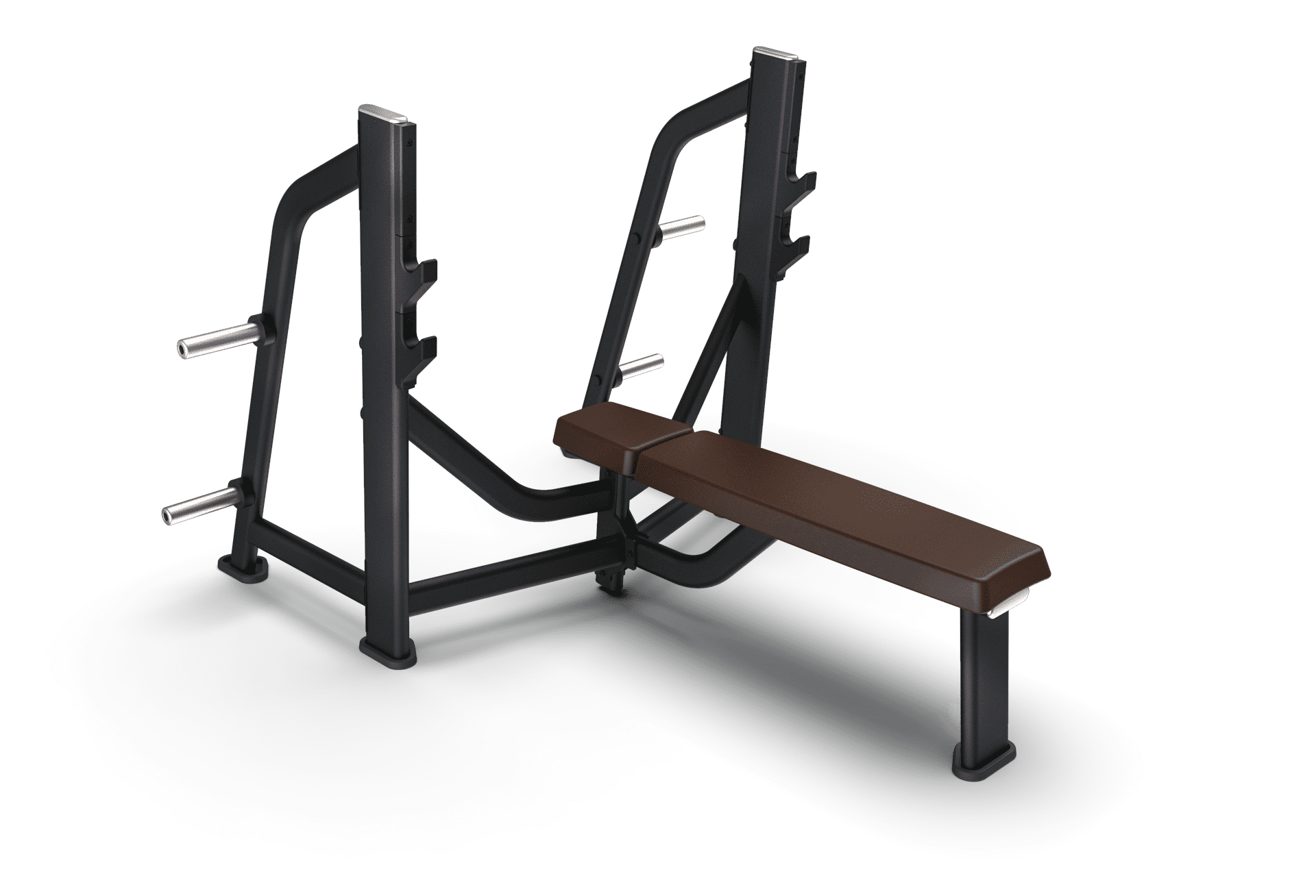 Intenza Fitness Olympic Flat Bench + Weight Storage